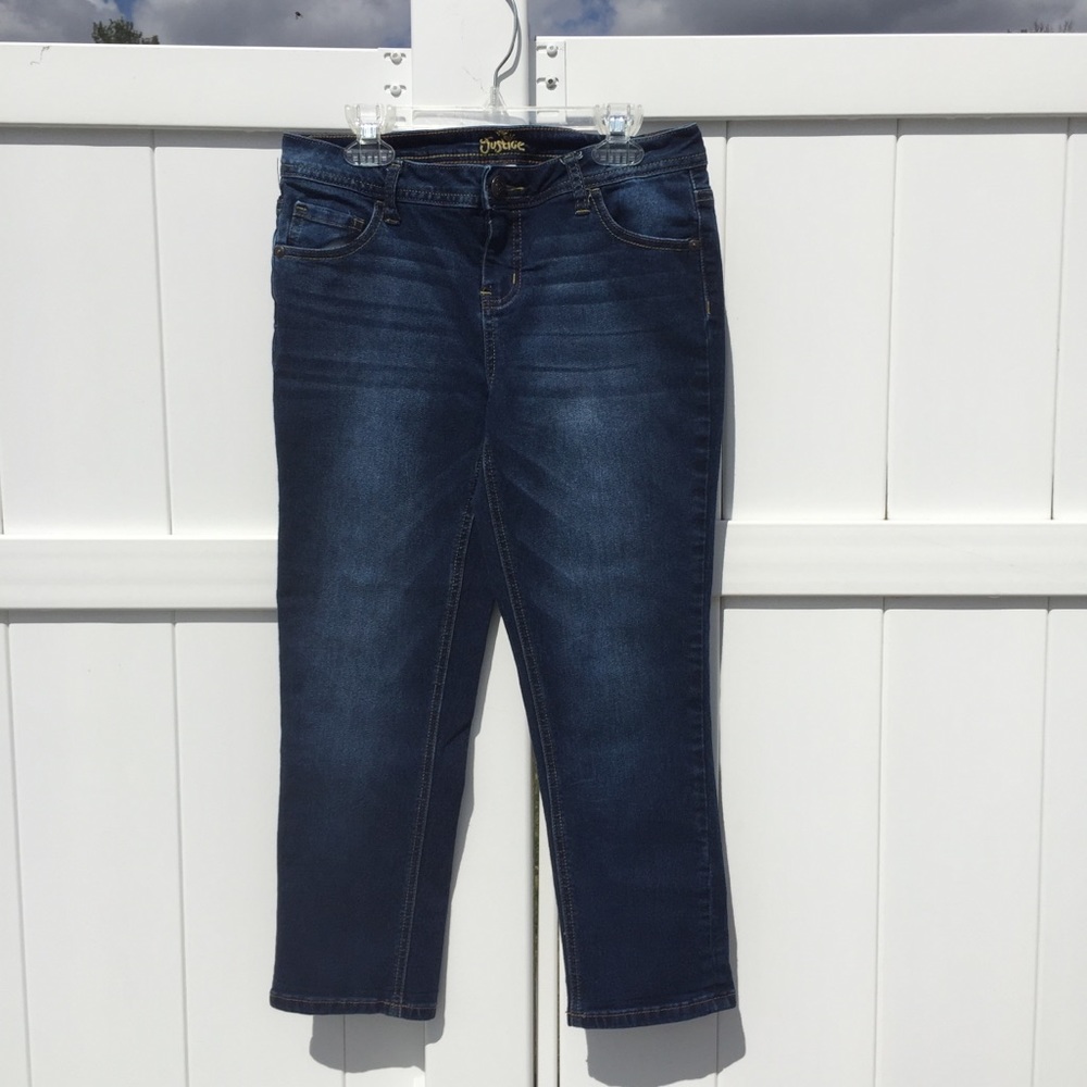 Justice Girls Capri Jeans. Size 16.